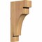 Ekena Millwork Mediterranean Smooth Corbel, Western Red Cedar, 3 1/2"W x 8"D x 16"H COR04X08X16MED00SWR - alternate 1